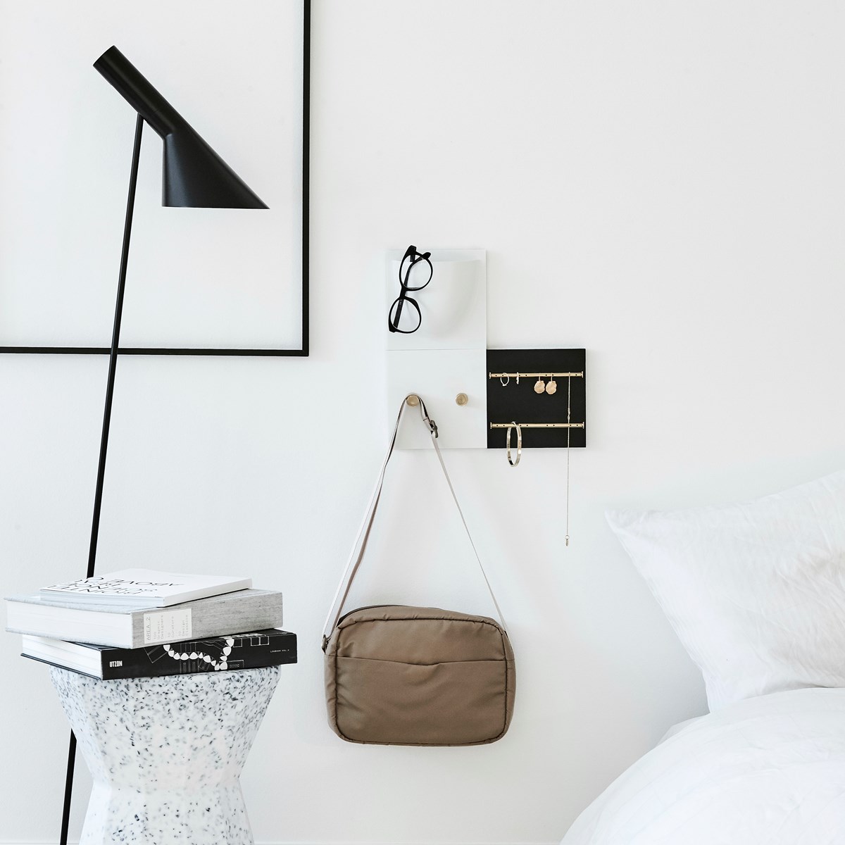 Verti Copenhagen VertiHook 15x15 cm svart/brass